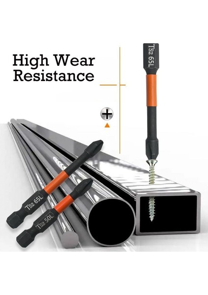 1PC-50MM 1/4/6pcs Çapraz Tornavida Kafası S2 Çelik Güçlü Manyetik Toplu Kafa Yüksek Sertlik El Matkap Ucu Vida Elektrikli Tornavida (Yurt Dışından) fırsatları