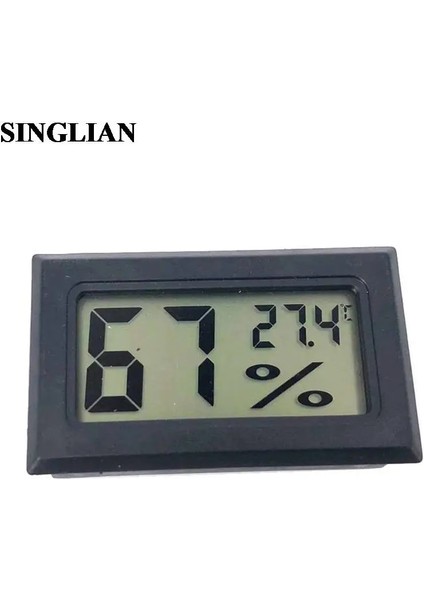 Siyah Mini Dijital LCD Kapalı Uygun Sıcaklık Sensörü Nem Ölçer Termometre Higrometre Ölçer (Yurt Dışından) modelleri