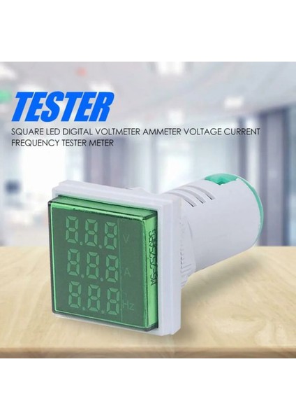 Sarı LED Dijital Ekran Voltmetre Ampermetre Gerilim Akım Frekans Test Cihazı Metre 10A Dijital Voltmetre Ampermetre Çift Ekran (Yurt Dışından) modelleri