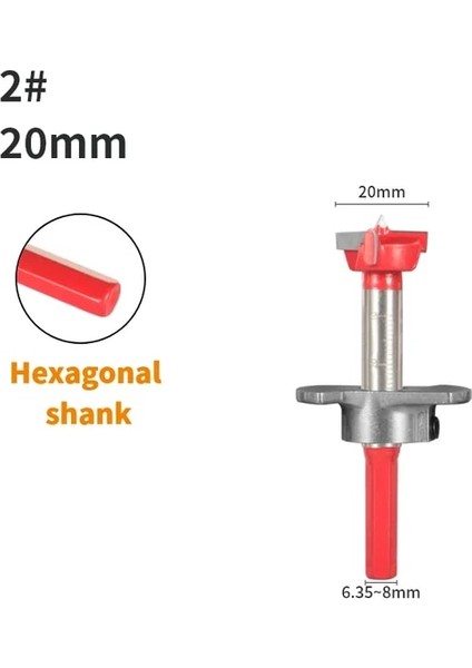 20MM Altıgen Yusun 5 Adet D15MM-35MM Menteşe Sıkma Uçları Yönlendirici Bit Ağaç Işleme Freze Kesicisi Ahşap Bit Yüz Değirmeni Karbür Kesici Uç Değirmeni (Yurt Dışından)