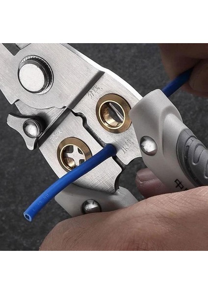 Çok Fonksiyonlu Tel Sıyırma Pensesi Elektrikçi Özel Soyma Kesme Hattı Tamir Presleme Aracı Kablosu 18 cm Decrustation C1Y7 (Yurt Dışından) fırsatları