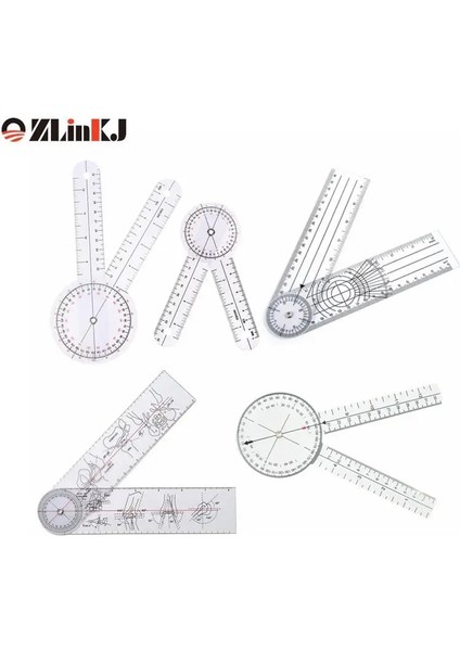 Stil 6 360 Derece Gonyometre Açısı Tıbbi Omurga Açısı Cetvel Açı Inklinometre Cetvel Iletki Açı Bulucu Ölçme Aracı (Yurt Dışından) modelleri