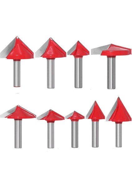 8 22 120 1 Adet 8mm 3D V Gravür Ucu Cnc Parmak Freze Freze Uçları Ahşap Tungsten Ağaç Işleme 60/90/120/150 Derece Freze Kesicisi (Yurt Dışından) modelleri