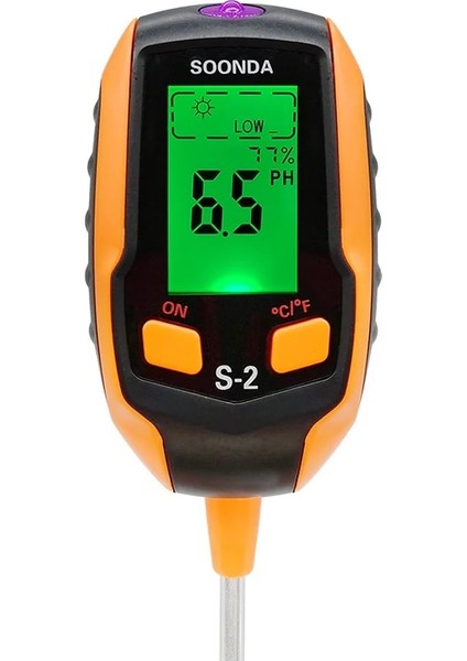 Nem -S3111 Otomatik 5-In-1 Pot Toprak Test Cihazı Ph Analiz Cihazı Termometre Için Nem Asitliği Ph Nem Doğurganlığı Bahçe Tesisi Toprak Ph Için (Yurt Dışından) indirimleri