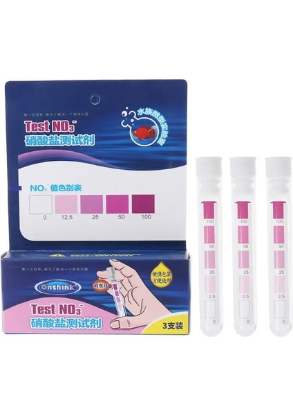 C Akvaryum Balık Tankı Ph No2 No3 Klor Su Kalitesi Testi Nitrit Test Solüsyonu (Yurt Dışından)