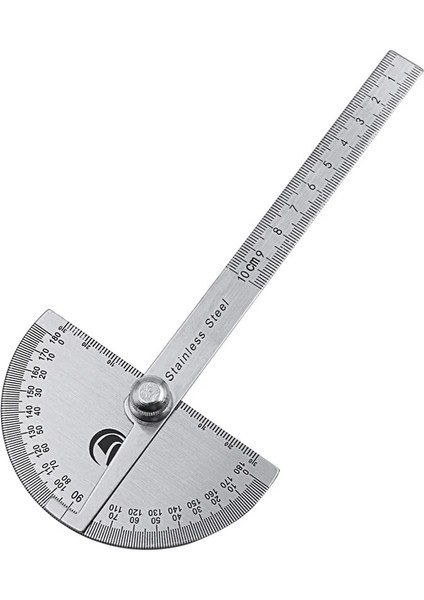 180 Derece 10CM 180 Derece Iletki Paslanmaz Çelik Iletki Açı Cetveli Ölçüm Cetveli Döner Mekanik Aletler Dayanıklı Ölçüm Aletleri (Yurt Dışından) fiyatları