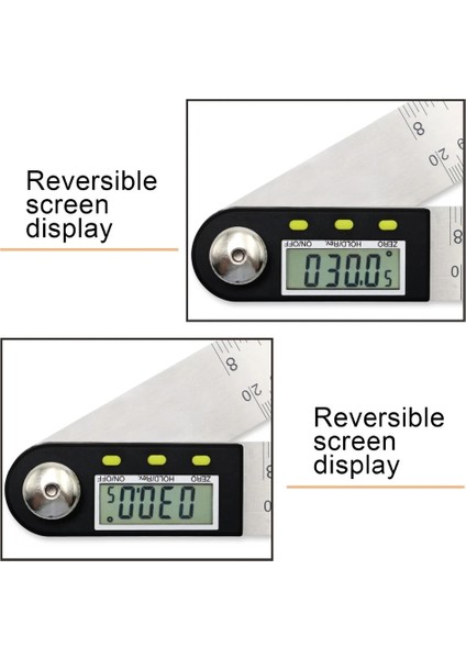 200MM Plastik 200/300MM 8 Inç Dijital Iletki Eğimölçer Gonyometresi Dijital Açı Bulucu Metre Elektronik Iletki Açı Cetveli (Yurt Dışından) indirimleri