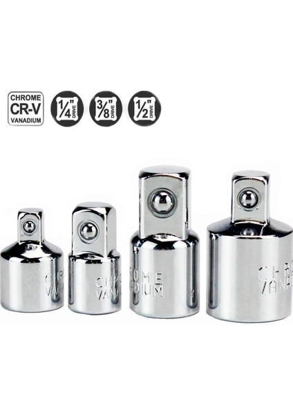 B-0.25 Ila 0.375 Cr-V Çelik Soket Cırcır Dönüştürücü Adaptör Redüktör 1/2 Ila 3/8 3/8 Ila 1/4 1/4 Ila 3/8 3/8 Ila 1/2 Araba Bisiklet Garaj Tamir Araçları (Yurt Dışından) fiyatları