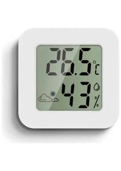 Beyaz Xıaomı Iç Mekan Termometresi LCD Dijital Sıcaklık Odası Higrometre Ölçer Sensörü Nem Ölçer Iç Mekan Termometre Sıcaklık (Yurt Dışından)
