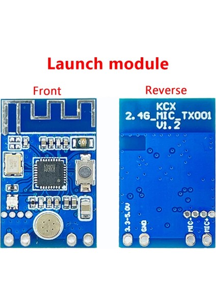 Verici Modülü 3.3V-5V 2.4g Kablosuz Mikrofon Ses Modülü Kurulu Verici Modülü Alıcı Modülü Rf Çıkış Gücü +6dbm (Yurt Dışından) indirimleri