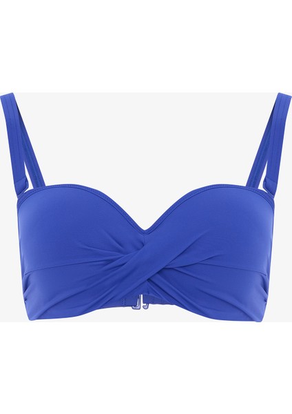 Koyu Mavi Beauty Toparlayıcı Balenli Balconette Bikini Üstü indirimleri