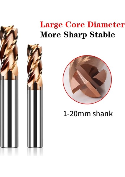 1 Adet 2.5X4DX50L Vack HRC55 Karbür Parmak Freze Kaplama Tungsten Çelik Freze Kesicisi Alaşım Kesme Aletleri Cnc Makinesi Parmak Frezeler 2 4 5 6 8 10MM (Yurt Dışından)