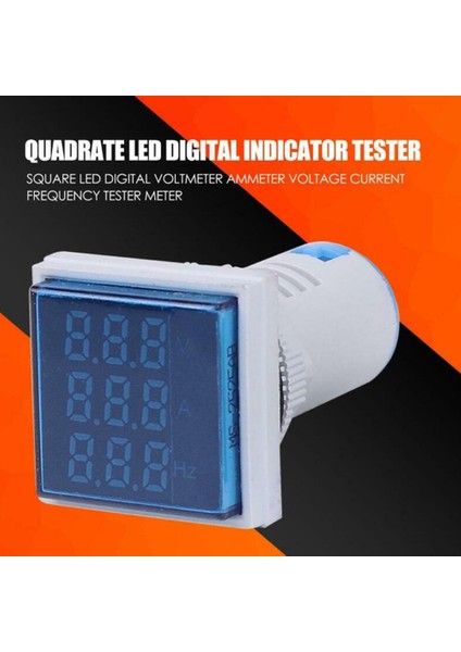 Kırmızı LED Dijital Ekran Voltmetre Ampermetre Gerilim Akım Frekans Test Cihazı Metre 10A Dijital Voltmetre Ampermetre Çift Ekran (Yurt Dışından) fırsatları