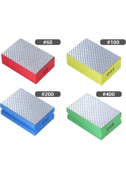 60 Elmas El Parlatma Pedi 90*55MM Taş Parlatma El Silecek Cam Cilası Taşlama Seramik Karo Elmas Aşındırıcı Pedler Metalwood (Yurt Dışından) modelleri