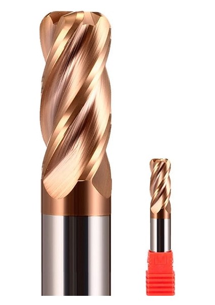 1.5R0.2X4DX50L HRC55 4f Çelik Xuhan Köşe Yarıçapı End Mill Cnc R Bullnose Kesici Tungsten Karbür Çelik Metal Yönlendirici Aracı 3 4 Flüt R0.5 R1 Yüzey Işleme (Yurt Dışından)
