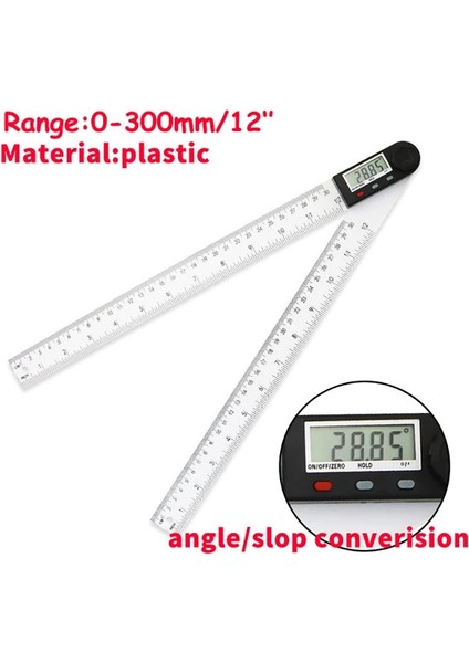 200MM 1 Adet 200/300MM Plastik Dijital LCD Iletki Inklinometre Gonyometresi Seviye Ölçme Aracı Elektronik Açı Ölçer Açı Cetvel (Yurt Dışından) modelleri