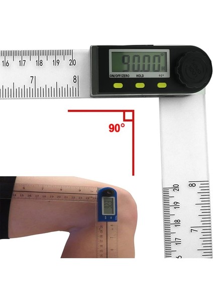 200MM 1 Adet 200/300MM Plastik Dijital LCD Iletki Inklinometre Gonyometresi Seviye Ölçme Aracı Elektronik Açı Ölçer Açı Cetvel (Yurt Dışından) fırsatları