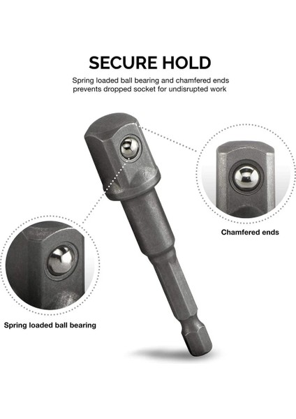 3 Adet 3 Adet/takım Soket Adaptörleri Elektrikli Pnömatik Darbeli Anahtar Dönüştürücü Matkap Ucu Uzantıları Dönen Alet Ağaç Işleme Malzemeleri (Yurt Dışından) modelleri