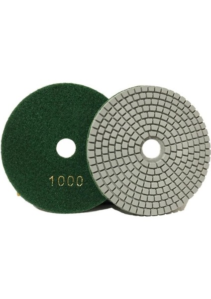 1000 5 Inç 125MM Kuru Islak Elmas Parlatma Pedleri Esnek Taşlama Diskleri Granit Beton Mermer Kireçtaşı Döner Aletler (Yurt Dışından)