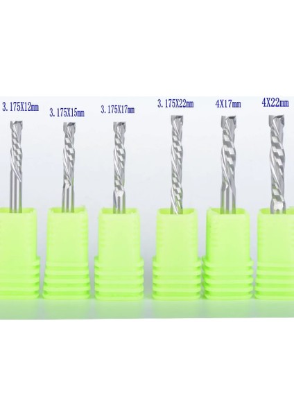 1 Adet 4X22X45L 1 Adet 3.175/4MM Aaa Yukarı Aşağı Kesim-2 Spiral Flüt Karbür Değirmen, Cnc Freze Kesicisi, Ağaç Işleme Kesme Aletleri Yönlendirici Bit (Yurt Dışından)