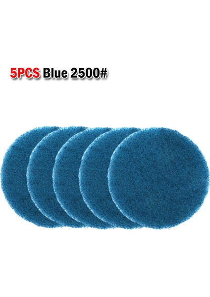 Set 5 Adet 4'' Matkap Güç Fırça Kiremit Scrubber Ovma Parlatma Pedi 240 400 800 Ev Temizlik Bezi Aracı Banyo Zemin Küvet (Yurt Dışından)