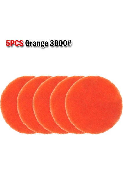 Set 5 Adet 4'' Matkap Güç Fırça Kiremit Scrubber Ovma Parlatma Pedi 240 400 800 Ev Temizlik Bezi Aracı Banyo Zemin Küvet (Yurt Dışından)