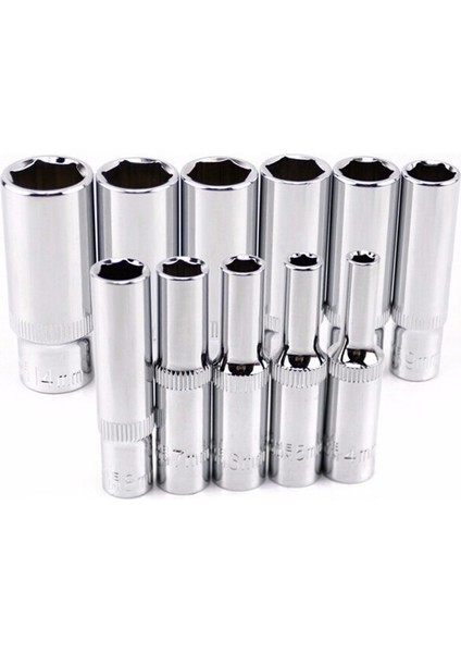 BS09-9MM-5CM 1 Adet Yüksek Kalite 1/4 Lokma Seti Adapterlong Soketler 4-14MM Derin Soket Aracı Kafaları Tork Anahtarı Cırcır Soket Anahtarı (Yurt Dışından) fiyatları