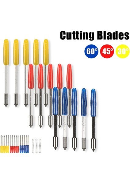 45D 5 Adet 30/45/60 Derece Vinil Kesici Oyma Makinesi Bıçakları Kesici Graphtec CB09 Vinil Kesici Plotter Kolu Için Yedek (Yurt Dışından) indirimleri