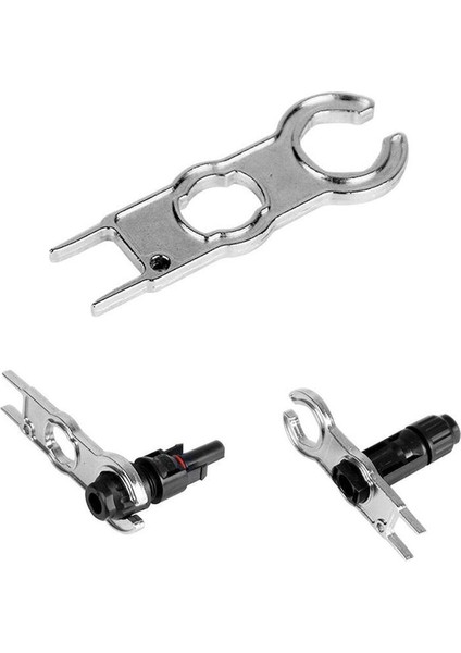Gümüş Metal Mc4 H4 Hc4 Bağlayıcı Aracı Anahtarı Anahtarı Bileşen Pv Güneş Sökme Aracı Takım Elbise Dıy Bağlantı Anahtarı Özel Kurulum (Yurt Dışından) indirimleri