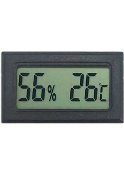 G222229 Mini Dijital Iç Mekan Termometre Sensörü LCD Nem Ölçer Termometre Higrometre Ölçer Buzdolabı Kullanışlı Dijital Termometre (Yurt Dışından)