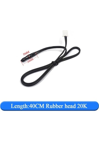Kauçuk Kafa 20K Javino Klima Sıcaklık Sensörü 5k 10K 15K 20K 25K 50K Klima Tüpü Sensörü Kauçuk Kafa Bakır Kafa (Yurt Dışından)