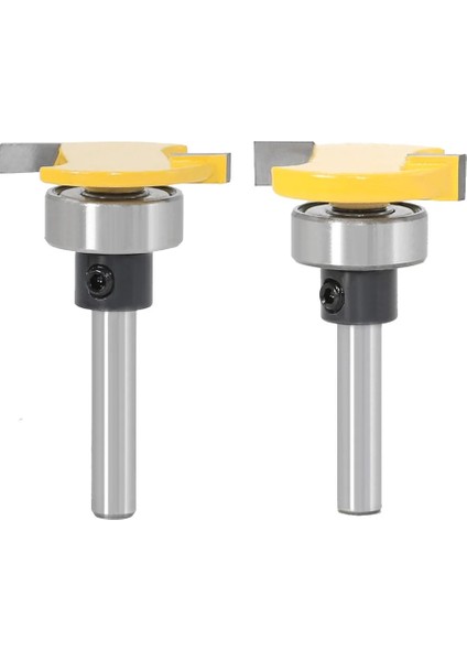 6X6.35MM 6mm Sap 1/4 Sap Kolu Kemer Rulman T Kesici Planya Bıçağı Freze Ucu Marangoz Çentik Bıçağı (Yurt Dışından)