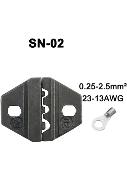 Sn-02 Sıkma Pensesi Çenesi (Çene Genişliği 6 Mm/pense 190 Mm) Tab 2.8 4.8 6.3/c3 Xh2.54 3.96 2510 Için Fiş Yayı SN-48B SN-28B Sn-2 (Yurt Dışından)