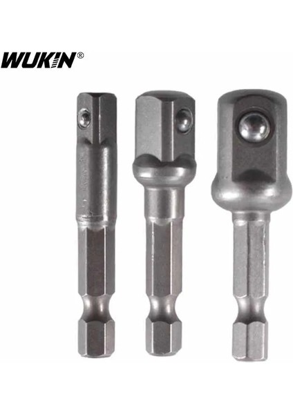 3ı8 (1 Adet) 3 Adet 1/4 "3/8" 1/2 "matkap Soket Adaptörü Uzatma Çubuğu Çelik Bilyalı Kafa Dönüşüm Biyel Tornavida Kolu Aracı (Yurt Dışından)