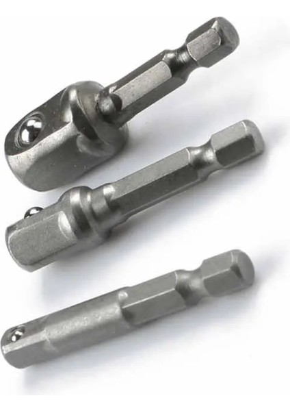 3ı8 (1 Adet) 3 Adet 1/4 "3/8" 1/2 "matkap Soket Adaptörü Uzatma Çubuğu Çelik Bilyalı Kafa Dönüşüm Biyel Tornavida Kolu Aracı (Yurt Dışından)