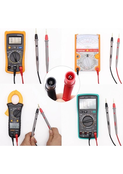 20A Pvc Tel 1 Çift Evrensel 1000 V 10A Prob Multimetre Testi Dijital Çoklu Metre Test Cihazı Kurşun Probe Tel Kalem Kablo Aracı 70 cm Uzunluk (Yurt Dışından) indirimleri