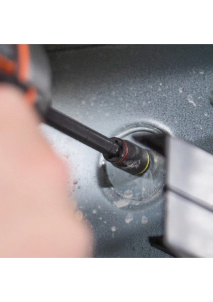 Siyah 1/4 "hex Manyetik Vida Matkap Ucu Matkap Uçları Tutucu Matkap Vida Aracı Sürücü Kılavuzu Matkap Ucu Uzatma Çubuğu 3'ü 1 Arada Tornavida (Yurt Dışından) indirimleri