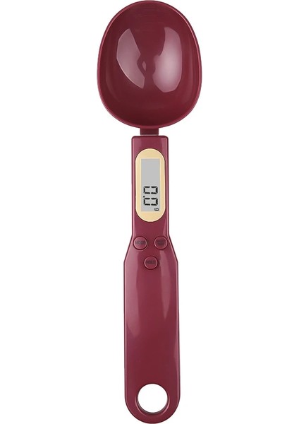 Şarap Kırmızı Kutusu ile 500G/0.1G Taşınabilir LCD Dijital Mutfak Terazisi Ölçüm Kaşığı Gram Elektronik Kaşık Ağırlık Volumn Gıda Ölçeği Yeni Yüksek Kalite (Yurt Dışından)