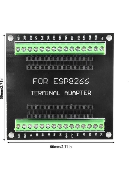 ESP8266 Kurulu ESP32 Kesme Kartı Gpıo 1 Ila 2 38 Pin ile Uyumlu NODEMCU-32S Lua 38PIN Gpıo Genişletme Kartı ESP8266 Genişletme Kartı (Yurt Dışından)