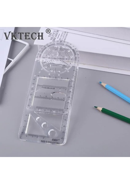 20X7 Çok Fonksiyonlu Geometrik Çizim Cetveli Öğrenciler Dönebilen Matematiksel Stereo Geometri Şablonu Elips Daire Sanat Tasarımı (Yurt Dışından) fırsatları