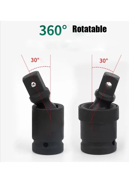 Gri 1/4 "3/8" 1/2 "1" Tahrik Darbe Üniversal Bağlantı Seti Cırcır Açısı Uzatma Çubuğu Soketi Manuel/pnömatik Anahtar Soket Araçları (Yurt Dışından)