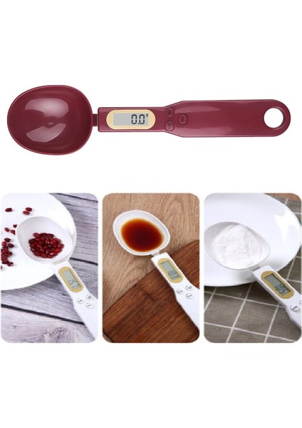 Beyaz 500G/0.1G Taşınabilir LCD Dijital Mutfak Terazisi Ölçüm Kaşığı Gram Elektronik Kaşık Ağırlık Volumn Gıda Ölçeği Yeni Yüksek Kalite (Yurt Dışından) fiyatları