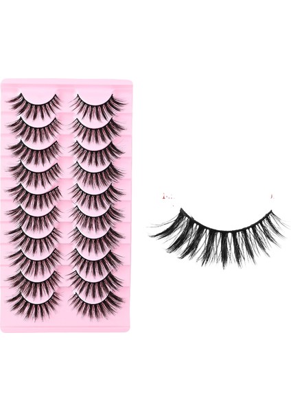 Takma Kirpikler Doğal Karikatür Görünümü (Yurt Dışından)