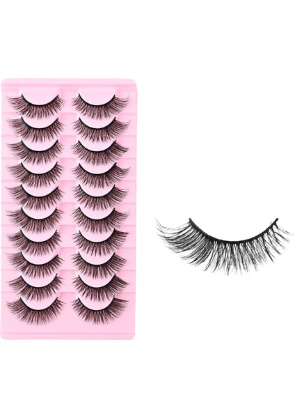 Takma Kirpikler Doğal Karikatür Görünümü (Yurt Dışından)