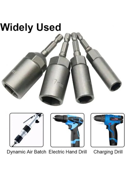 7mm 6MM-19MM 1/4 ''pnömatik Soket Setleri Derin Altıgen Elektrikli Matkap Kol Soket Kafası Elektrikli Tornavida Anahtarı El Aletleri (Yurt Dışından) indirimleri