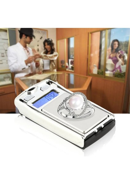 Mini Dijital Cep Elektrikli Terazi 100G 0.01G Hassas G/dwt/ct Ağırlık Ölçme Mutfak Takı Altın Dara Tartı (Yurt Dışından)