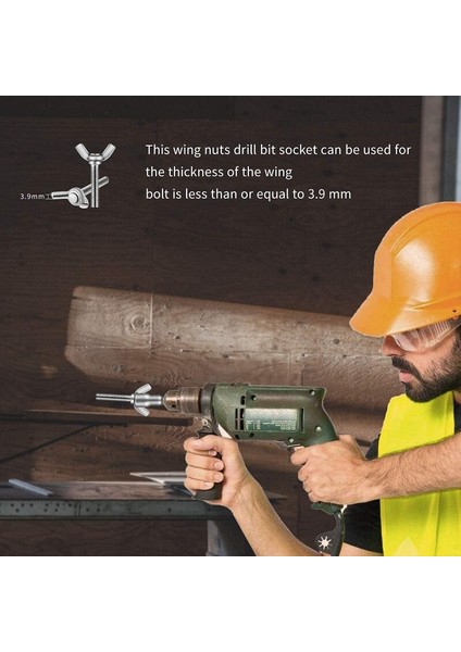 Kanat Somun Sürücü 1 Pc 1/4 Inç Kelebek Cıvata Lokma Anahtar 6.35MM Hex Shank Soket Adaptör Somunu Güç Aracı Için Oluklu Elektrikli Tornavida (Yurt Dışından) indirimleri