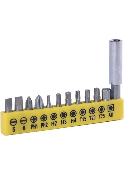 B 25MM Tornavida Ucu Seti Çok Fonksiyonlu Çok Yönlü Tornavidalar Uzatma Çubuğu Alet Takımı Oluklu/ph/torx Çapraz Matkap Ucu Kafası T20 (Yurt Dışından)