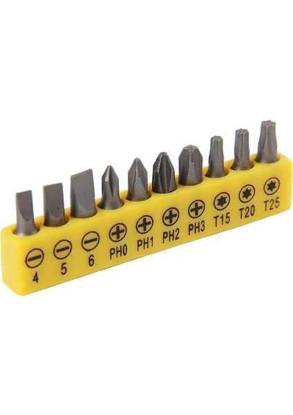B 25MM Tornavida Ucu Seti Çok Fonksiyonlu Çok Yönlü Tornavidalar Uzatma Çubuğu Alet Takımı Oluklu/ph/torx Çapraz Matkap Ucu Kafası T20 (Yurt Dışından)