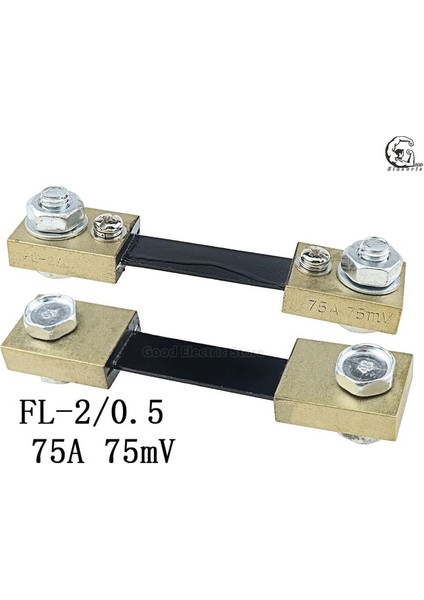 75A 75MV Fl-2 100A 50A 30A 20A 10A 5A/75MV Harici Şant Akım Ölçer Şant Direnci Dijital Ampermetre Amp Voltmetre Wattmetre Metre (Yurt Dışından)
